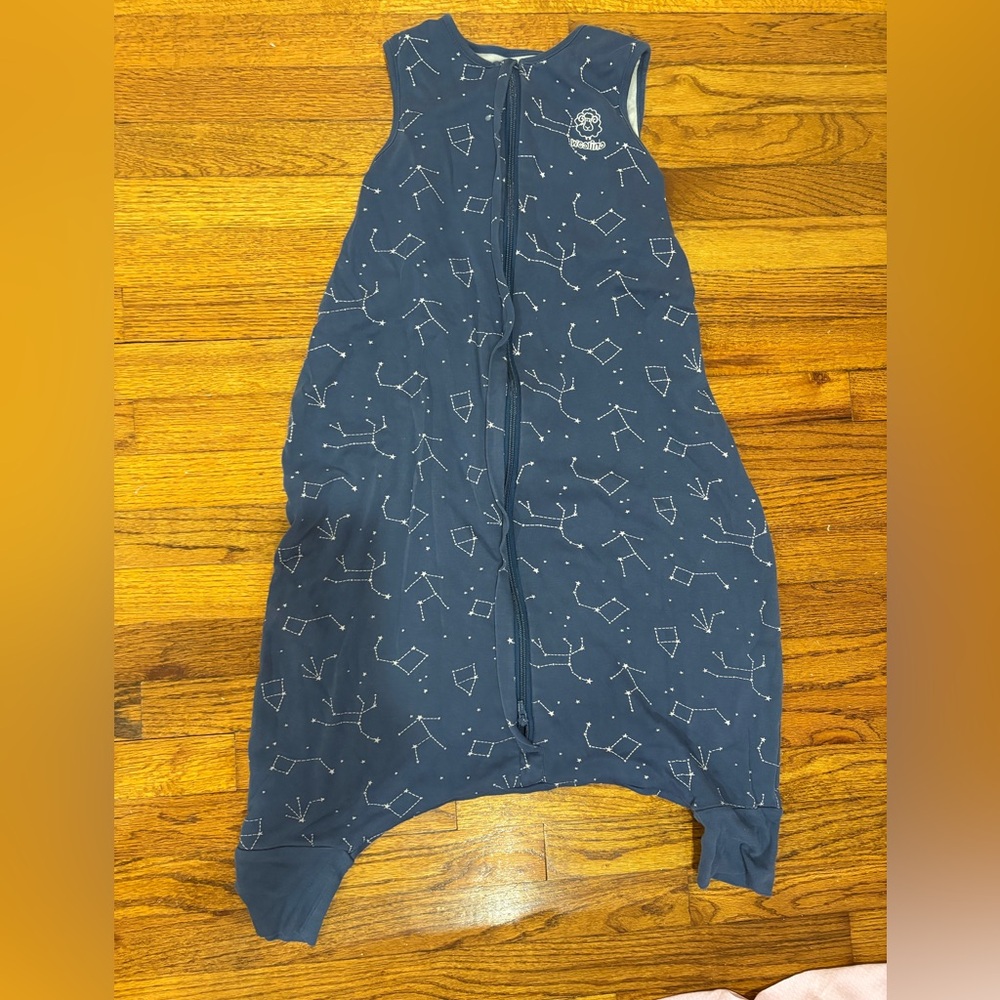 Woolino Sleep Sack with feet with Constellation